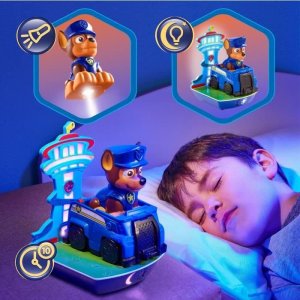 Latarka Paw Patrol Edukacyjna lampka nocna i budzik 3 w 1 - PAW PATROL - GoGlow Dream Psi Patrol - Latarka Chase i wskaznik budzika 3