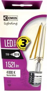 Emos ŻARÓWKA LED FLM A60 11W(100W) 1521lm E27 NW A++ 1