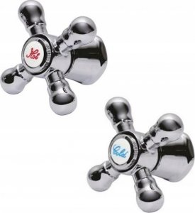 Tycner POKRĘTŁO BATERII RETRO CIEPŁA/ZIMNA WODA WIELOKLIN 3