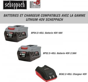 Trymer Scheppach Elektryczny trymer SCHEPPACH 2 w 1 40 V - BCH3300-40Li 6