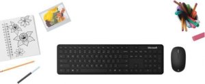 Klawiatura + mysz Microsoft MICROSOFT Bluetooth Desktop - Zestaw klawiatury i myszy - Bezprzewodowa - Bluetooth 4.0 - Matowa czern - AZERTY 3