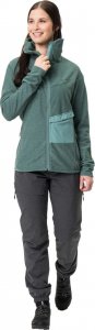Vaude Kurtka polarowa sportowa damska Yaras - zielona 40 4