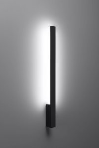 Kinkiet Thoro Biurowa lampa ścienna Lahti listwa LED 15W z metalu czarna 1