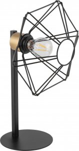 Lampa stołowa Sigma Gabinetowa lampa biurkowa Vario stojąca czarna złota drut 1