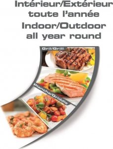 Grill elektryczny Tefal TEFAL YY3818FB Easygrill Grill 2 w 1 + stól Plancha 2