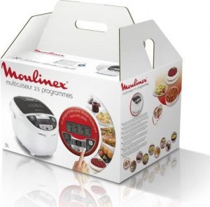 Multicooker Moulinex MOULINEX MK708E10 Elektryczny multicooker 25 w 1 - 750W - bialy / szary 5