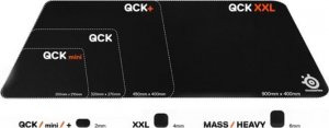 Podkładka SteelSeries STEELSERIES Qck Podkladka pod mysz do malych komputerów PC 3