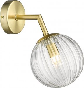 Kinkiet Light Prestige Lampa ścienna Arette LP-133/1W szklana kula ball złota 1