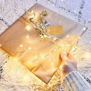 Lampki choinkowe Springos 10 LED białe ciepłe 5