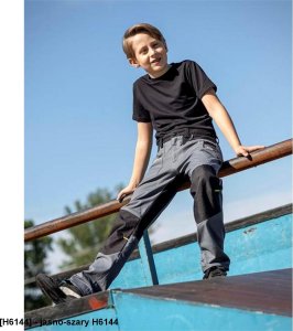 Ardon ARDON 4Xstretch - spodnie dziecięce elastyczne ARDON4Xstretch, zwiększoną wytrzymałość, 98% bawełna, 2% elastan - jasno-szary H6144 110-116 1