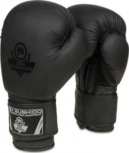 DBX BUSHIDO Rękawice bokserskie treningowe z systemem Active Clima  "BLACK MASTER"  12oz 2186 5