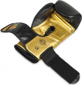 DBX BUSHIDO Rękawice bokserskie  "Hammer - Gold"  ze skóry naturalnej  12oz 2346 11