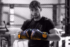 DBX BUSHIDO Rękawice bokserskie  "Hammer - Gold"  ze skóry naturalnej  12oz 2346 13