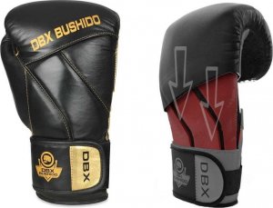 DBX BUSHIDO Rękawice bokserskie  "Hammer - Gold"  ze skóry naturalnej  12oz 2346 16