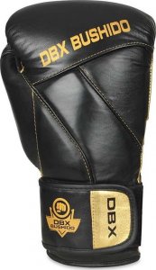 DBX BUSHIDO Rękawice bokserskie  "Hammer - Gold"  ze skóry naturalnej  12oz 2346 3
