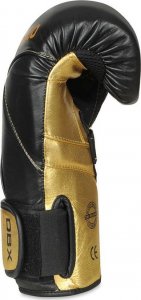 DBX BUSHIDO Rękawice bokserskie  "Hammer - Gold"  ze skóry naturalnej  12oz 2346 5