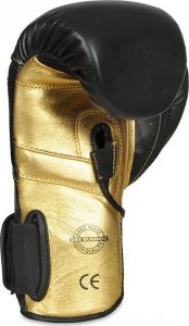 DBX BUSHIDO Rękawice bokserskie  "Hammer - Gold"  ze skóry naturalnej  12oz 2346 6