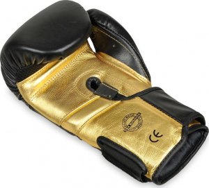 DBX BUSHIDO Rękawice bokserskie  "Hammer - Gold"  ze skóry naturalnej  12oz 2346 10