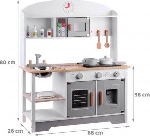 Jokomisiada Duża Kuchnia drewniana dla dzieci kredens ZA4126 2