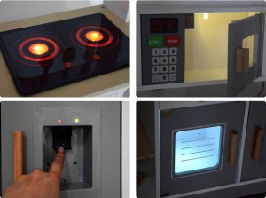 Jokomisiada Duża Kuchnia drewniana dla dzieci kredens ZA4126 9