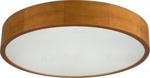 Lampa sufitowa Kanlux Plafon drewniany okrągły biały klosz Kanlux JASMIN 36442 1
