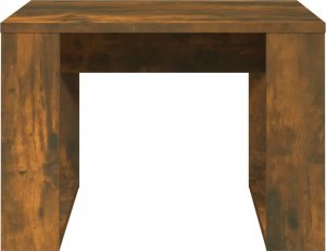 vidaXL Stolik boczny, przydymiony dąb, 50x50x35 cm 5
