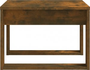 vidaXL Stolik boczny, przydymiony dąb, 50x50x35 cm 6