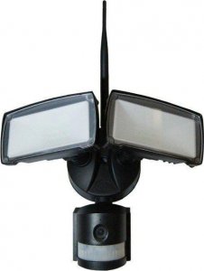Naświetlacz V-TAC Naświetlacz halogen LED z Kamerą WiFi 18W Czujnik Ruchu Czarny V-TAC VT-4818 zimny 600lm 1