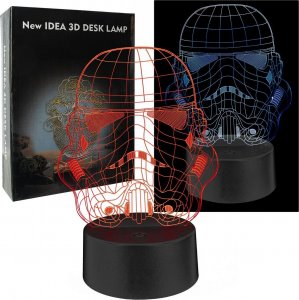 Lampka Nocna 3D LED Lampa Wielokolorowa 5