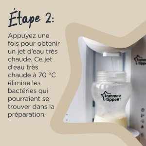Tommee Tippee TOMMEE TIPPEE Perfect Prep - podgrzewacz do butelek - nowa funkcja hot shot - biala 5