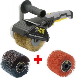 Szlifierka Fartools  Pack 615126: Renovator REX120C + szczotka listwowa 1
