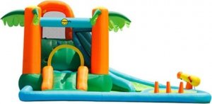 Dmuchaniec Zamek Wodny Dmuchany HappyHop Słoneczna Oaza 7 In 1 3