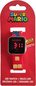 Euroswan Zegarek dziecięcy na rękę cyfrowy Super Mario 2