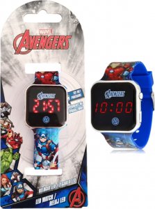 Euroswan Zegarek dziecięcy na rękę cyfrowy Avengers Led 1