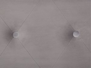 Beliani Stołek ze schowkiem welurowy szary MALLARD! 8