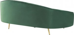 Beliani Sofa welurowa zielona SAVAR! 3
