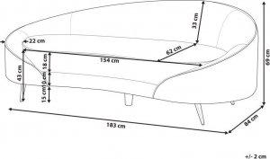 Beliani Sofa welurowa zielona SAVAR! 8