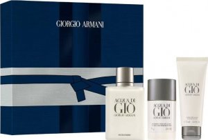 Giorgio Armani Giorgio Armani Acqua Di Gio Pour Homme EDT 100ml + dezodorant sztyft 75ml + balsam po goleniu 75ml 1
