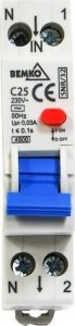 Bemko Wył różnicow nadp 1P C 25A 30mA AC A07-SNR-32 C25 2