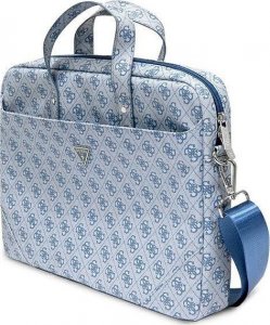 Torba Guess Guess Torba GUCB15P4TB 16" niebieski/ blue Saffiano 4G Hot Stamp Triangle Logo 2