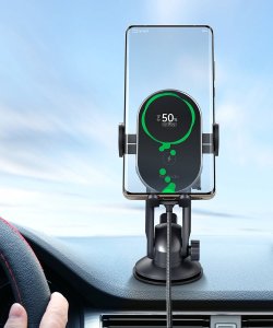 Mcdodo Uchwyt Do Telefonu Mcdodo, Z Ładowarką Indukcyjną, Do Samochodu Ch-1600 12