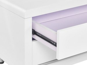 Beliani Szafka RTV biała PEMBORKE! 9