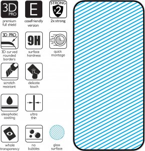 moVear 2 szt. | moVear GLASS mSHIELD 3D PRO-E do Apple iPhone 14 Pro (6.1") (kompatybilne z etui) Standard 11