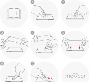 moVear 2 szt. | moVear GLASS mSHIELD 3D PRO-E do Apple iPhone 14 Pro (6.1") (kompatybilne z etui) Standard 12