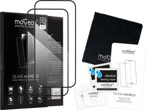 moVear 2 szt. | moVear GLASS mSHIELD 3D PRO-E do Apple iPhone 14 Pro (6.1") (kompatybilne z etui) Standard 2