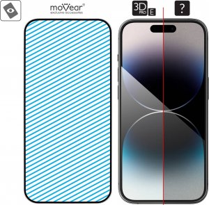 moVear 2 szt. | moVear GLASS mSHIELD 3D PRO-E do Apple iPhone 14 Pro (6.1") (kompatybilne z etui) Standard 7