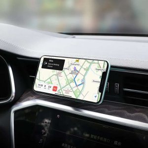 4kom.pl Uchwyt samochodowy Uniwersalny magnetyczny ML-133 na telefon do kratki Black 7