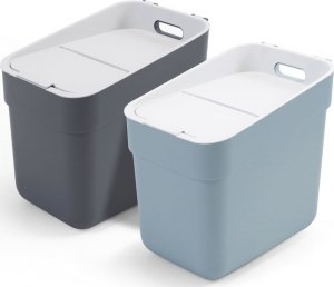 Kosz na śmieci Curver szary (443847) 5