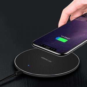 Ładowarka Alogy Ładowarka indukcyjna Qi Alogy bezprzewodowa szybka 15W do Apple AirPods iPhone 14 13 12 Czarna 12