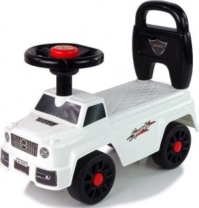 LeanToys Samochód Jeździk QX-5500- 2 Klakson Oparcie Biały 2